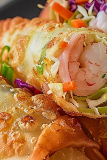 Shrimp and Cabbage Egg Rolls