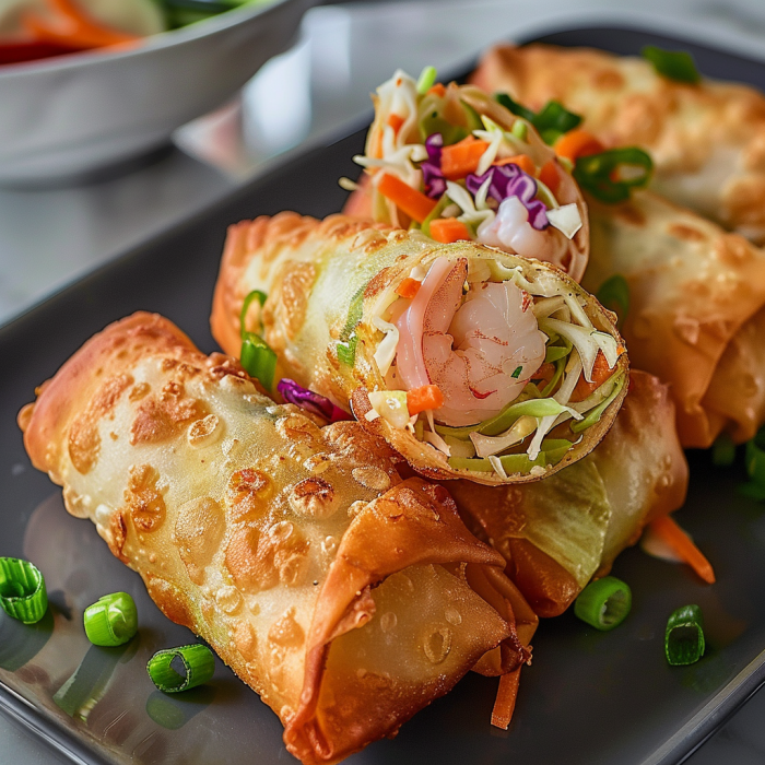 Shrimp and Cabbage Egg Rolls