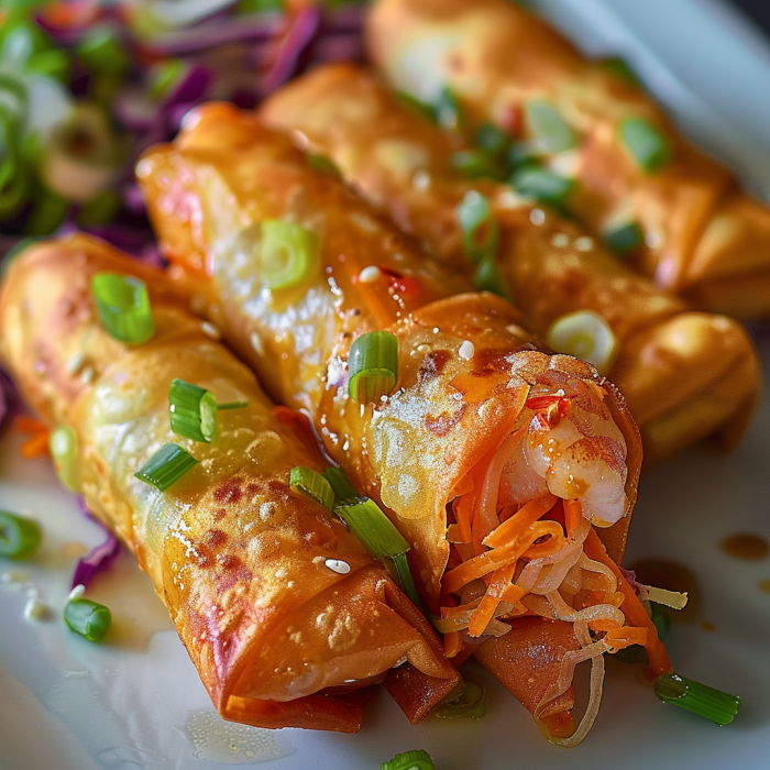 Shrimp and Cabbage Egg Rolls