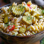 Dill Pickle Pasta Salad
