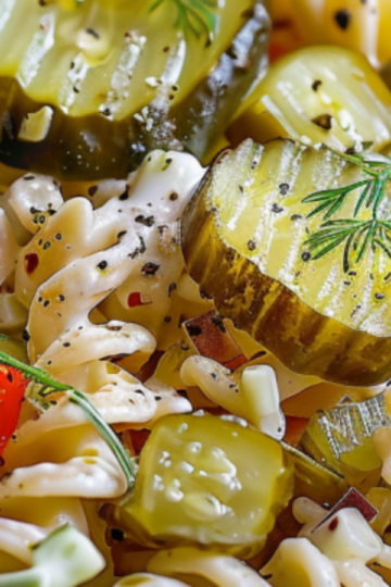 Dill Pickle Pasta Salad
