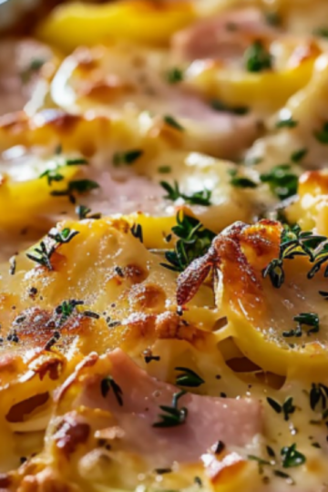 Scalloped Potatoes and Ham