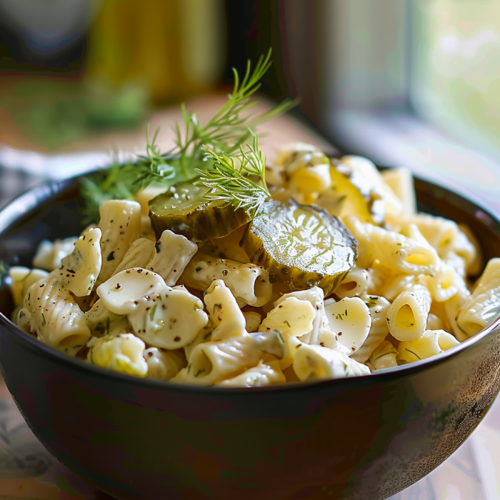 Dill Pickle Pasta Salad