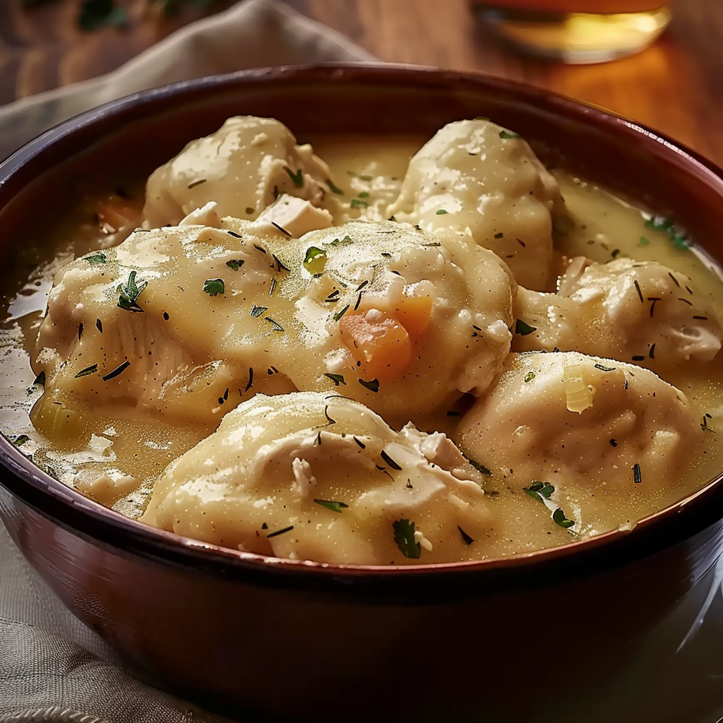 Slow Cooker Chicken and Dumplings