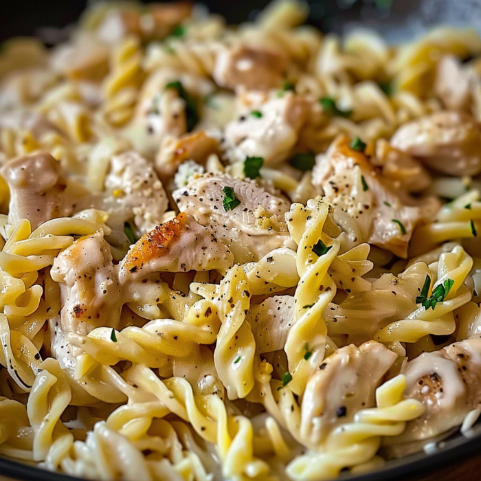 Garlic Parmesan Chicken Pasta