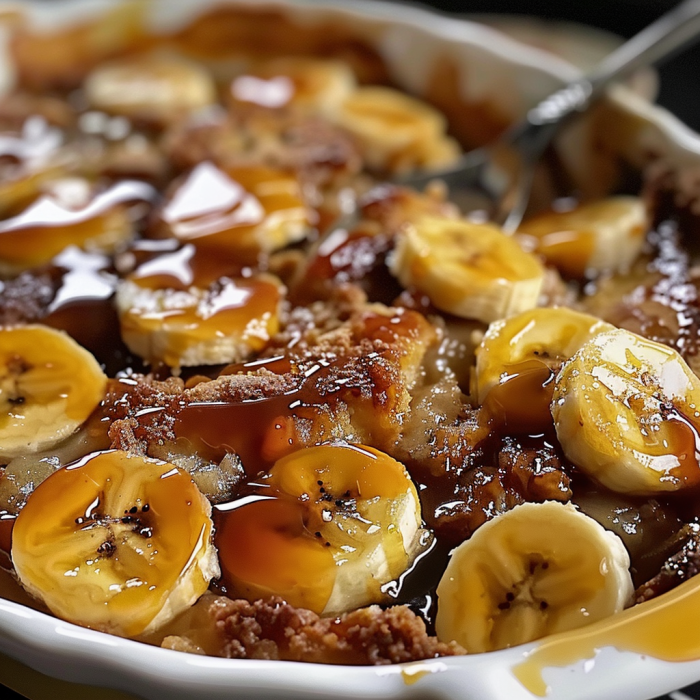 Bananas Foster Cobbler