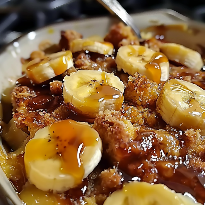 Bananas Foster Cobbler