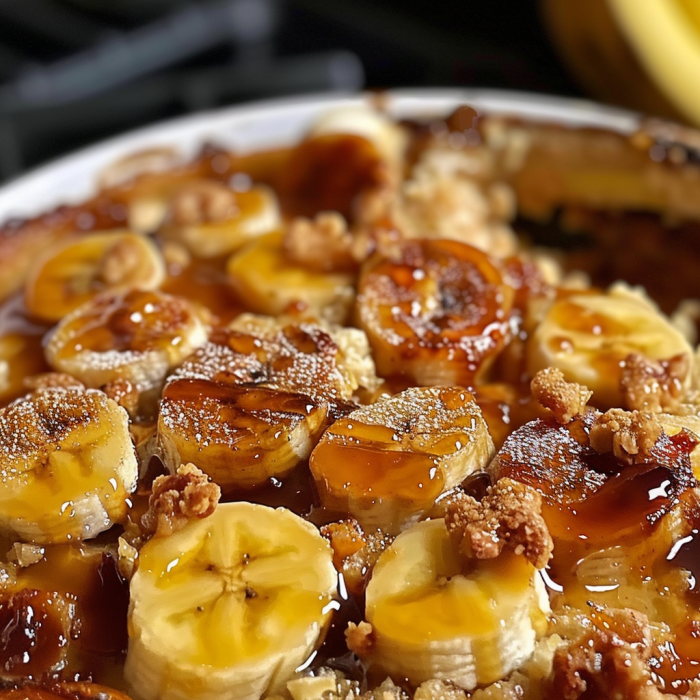 Bananas Foster Cobbler