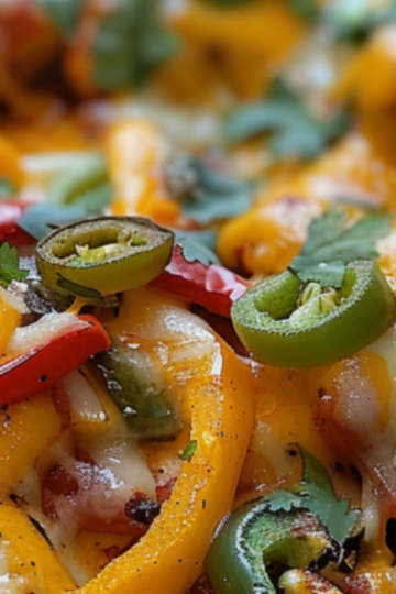 Cheesy Baked Fajita Chicken