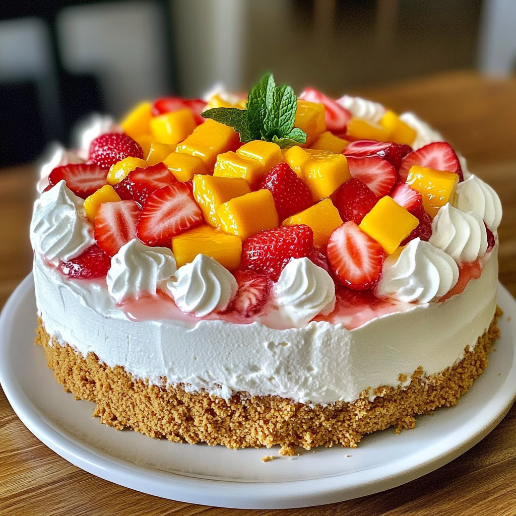 Strawberry Mango Cake