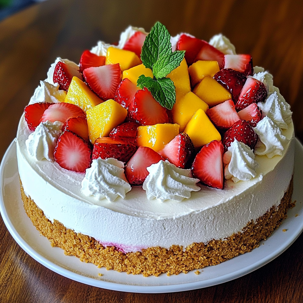 Strawberry Mango Cake