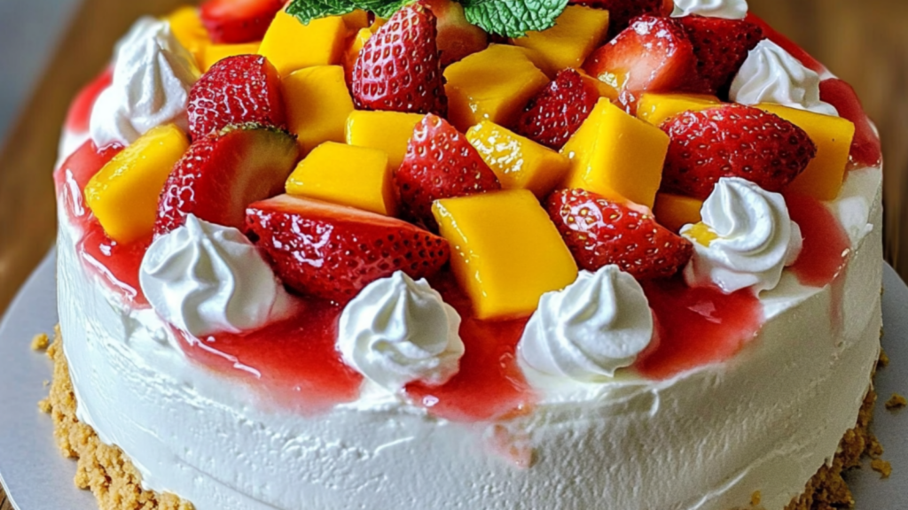 Strawberry Mango Cake