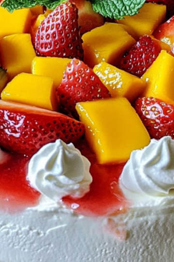 Strawberry Mango Cake