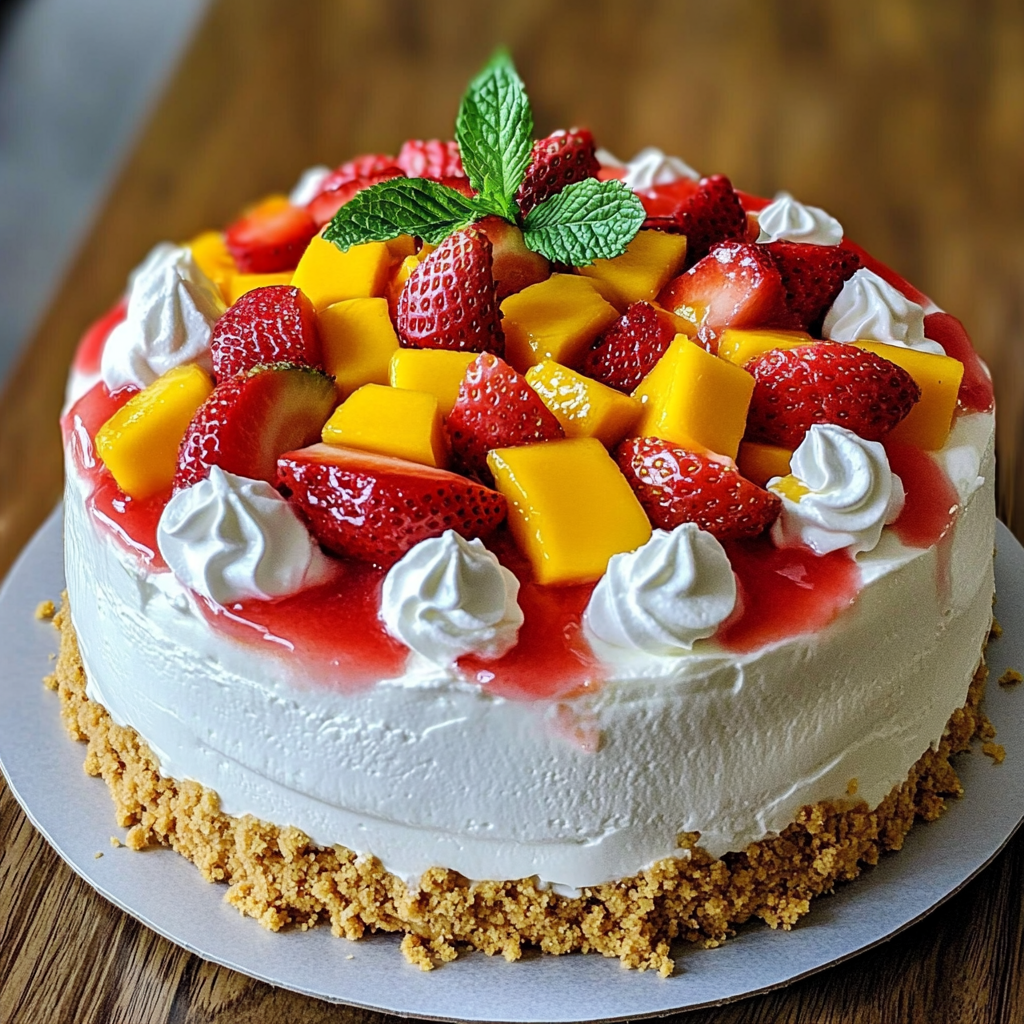 Strawberry Mango Cake