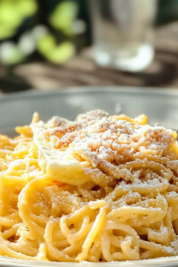 Spaghetti Carbonara with Pancetta