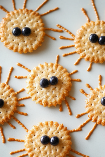 Easy Ritz Cracker Spiders