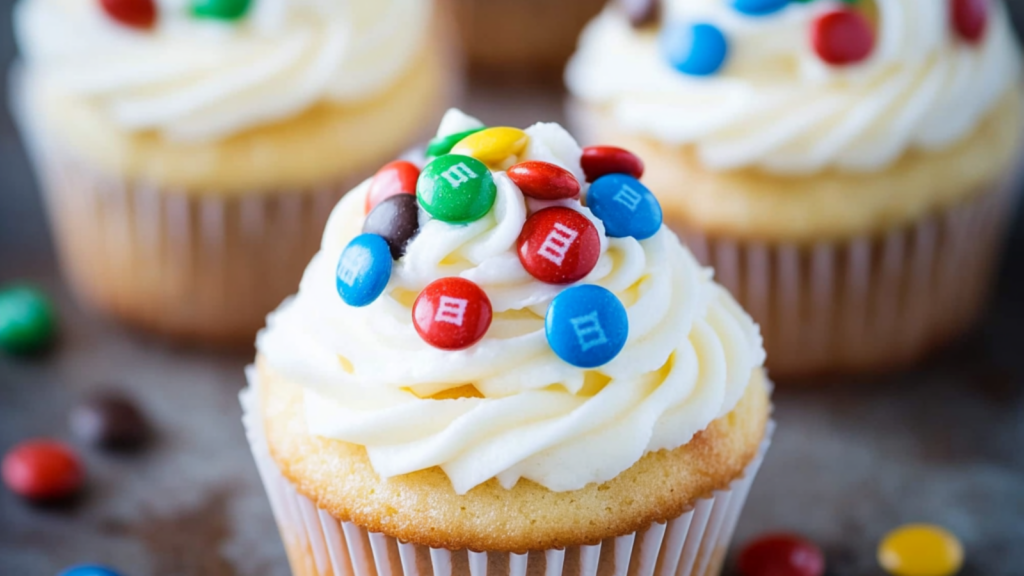 M&M Cupcakes Recipe