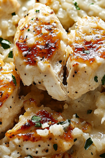 Creamy Parmesan Chicken Rice