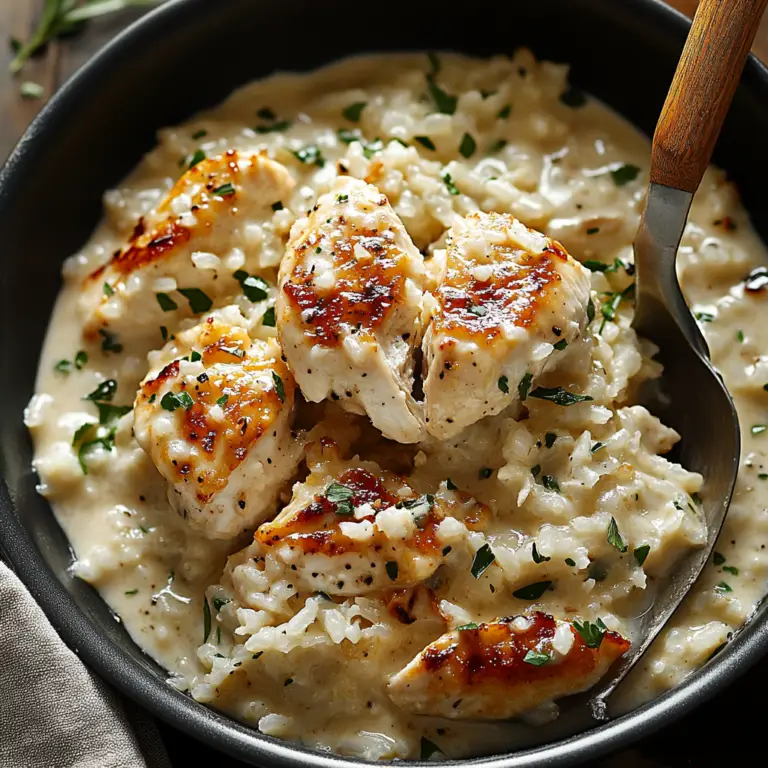 Creamy Parmesan Chicken Rice | Easy One-Pan Meal
