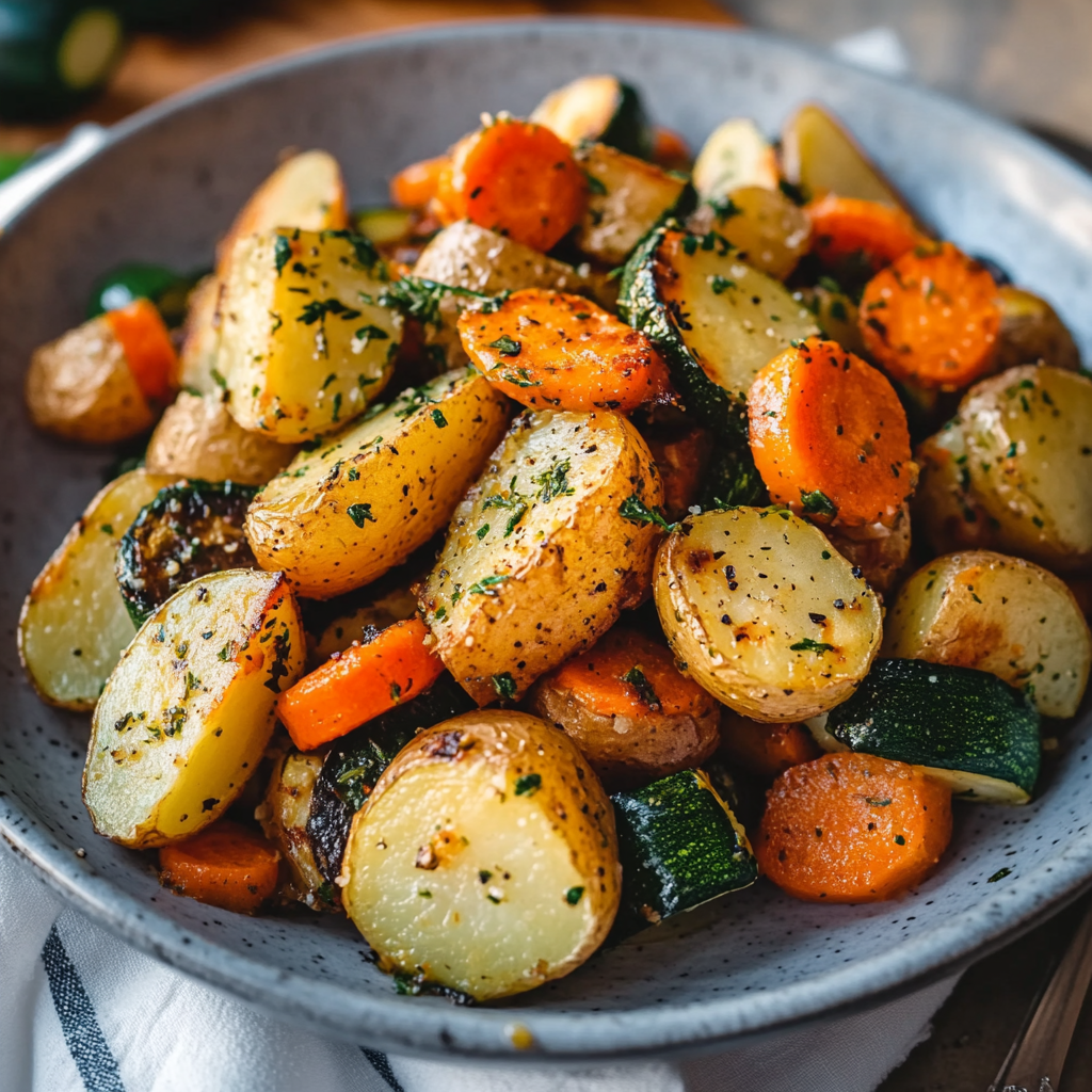 Garlic Herb Roasted Vegetables