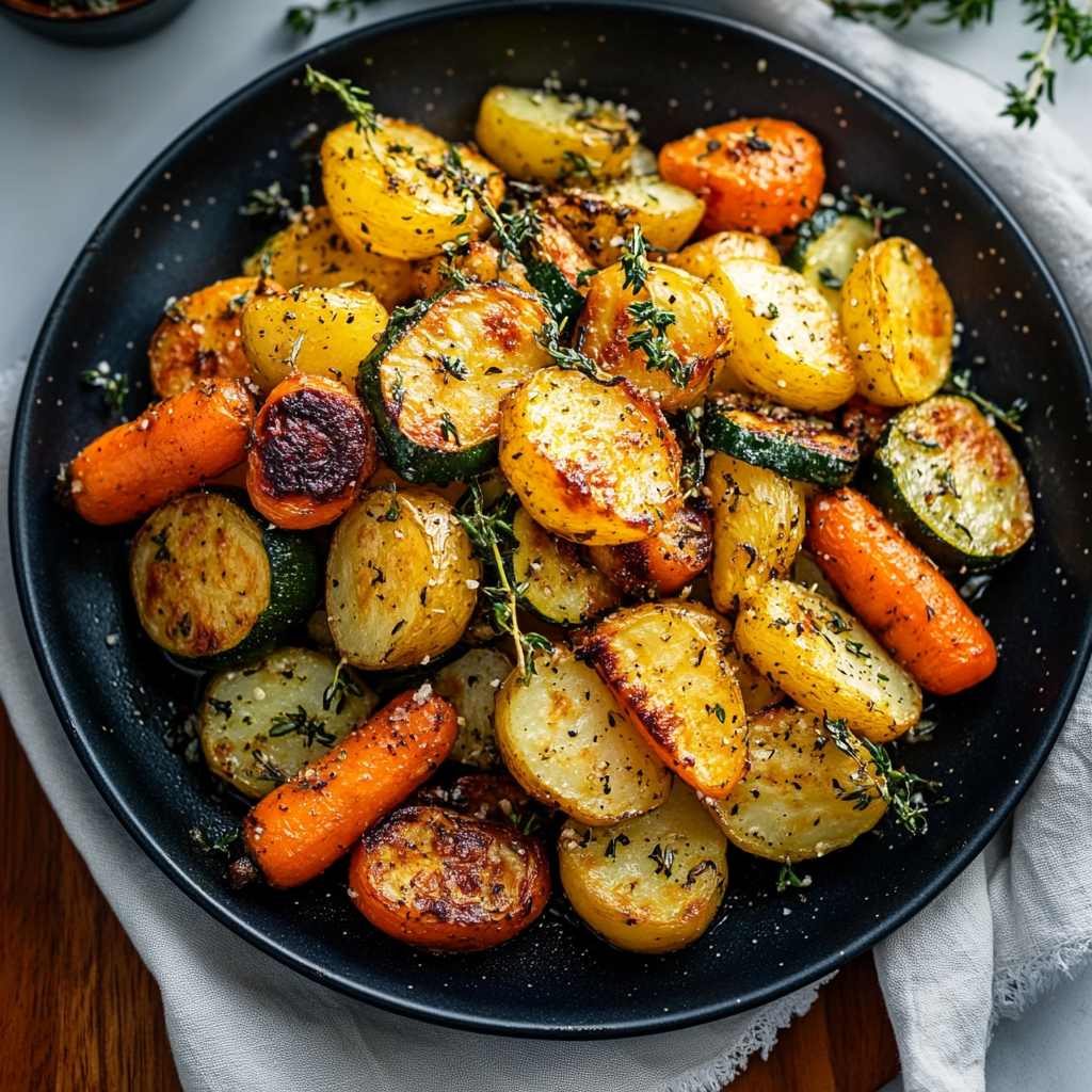 Garlic Herb Roasted Vegetables