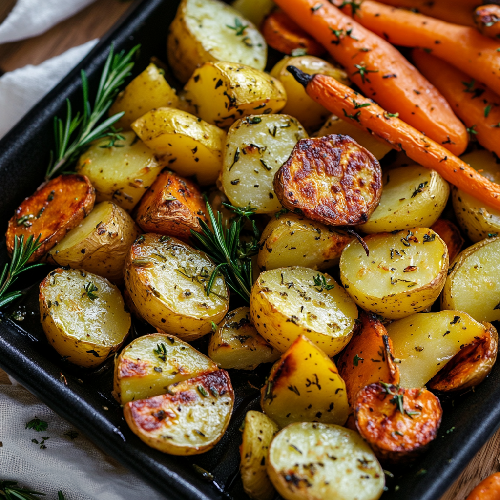Garlic Herb Roasted Vegetables