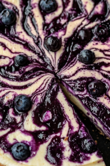 Elegant Blueberry Cheesecake