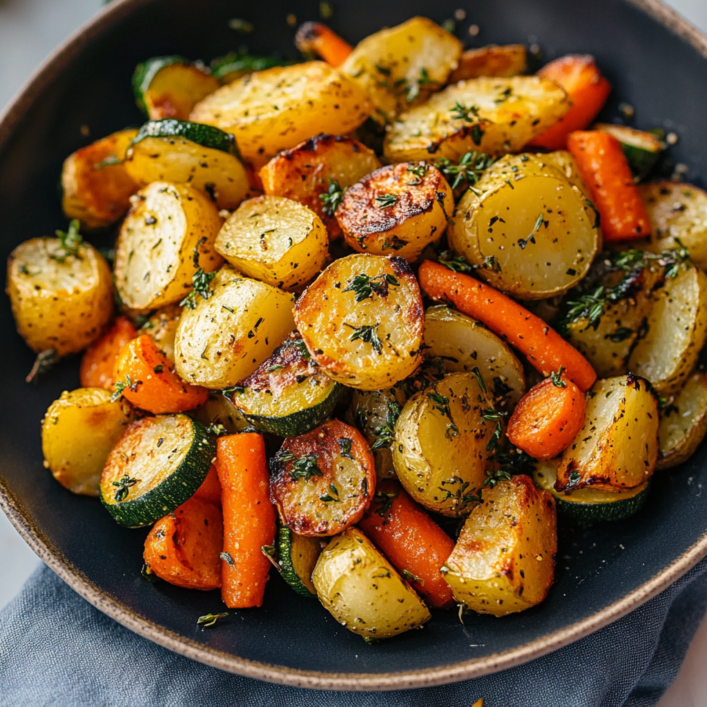 Garlic Herb Roasted Vegetables