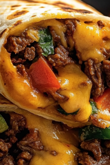 Nacho Cheese Beef Wrap