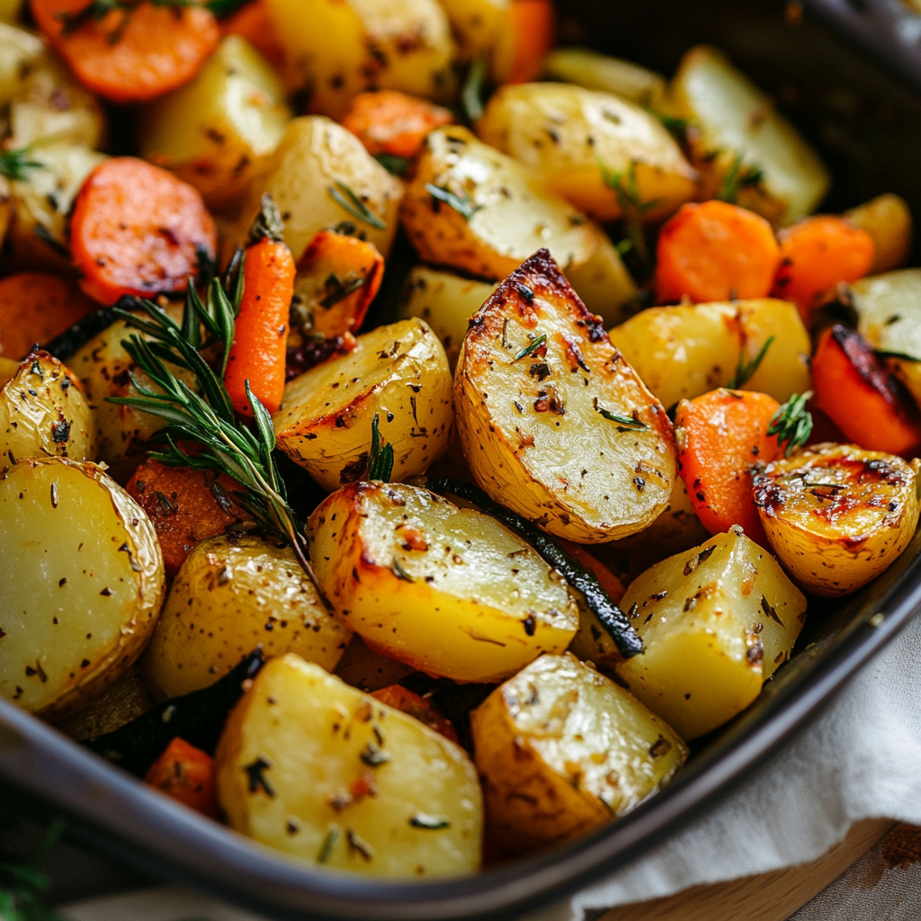 Garlic Herb Roasted Vegetables