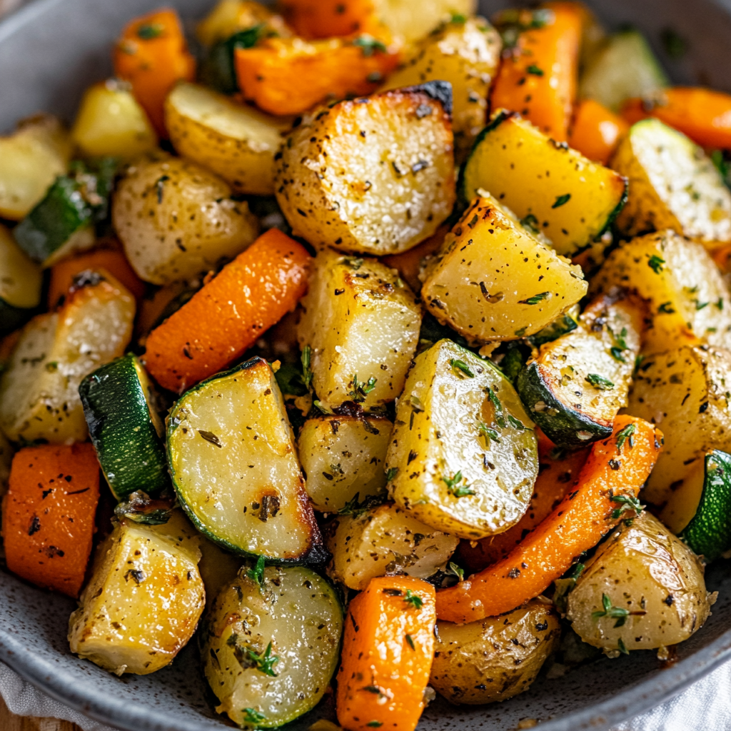 Garlic Herb Roasted Vegetables