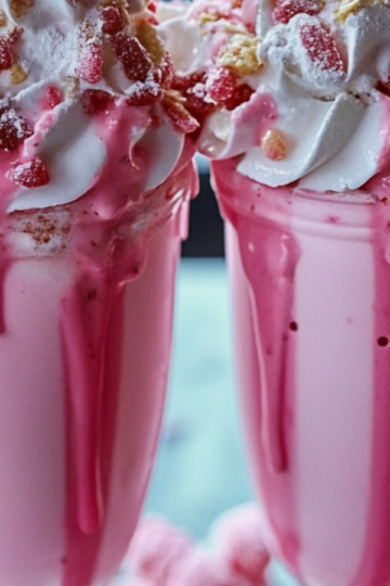 Pink Candy Freakshakes