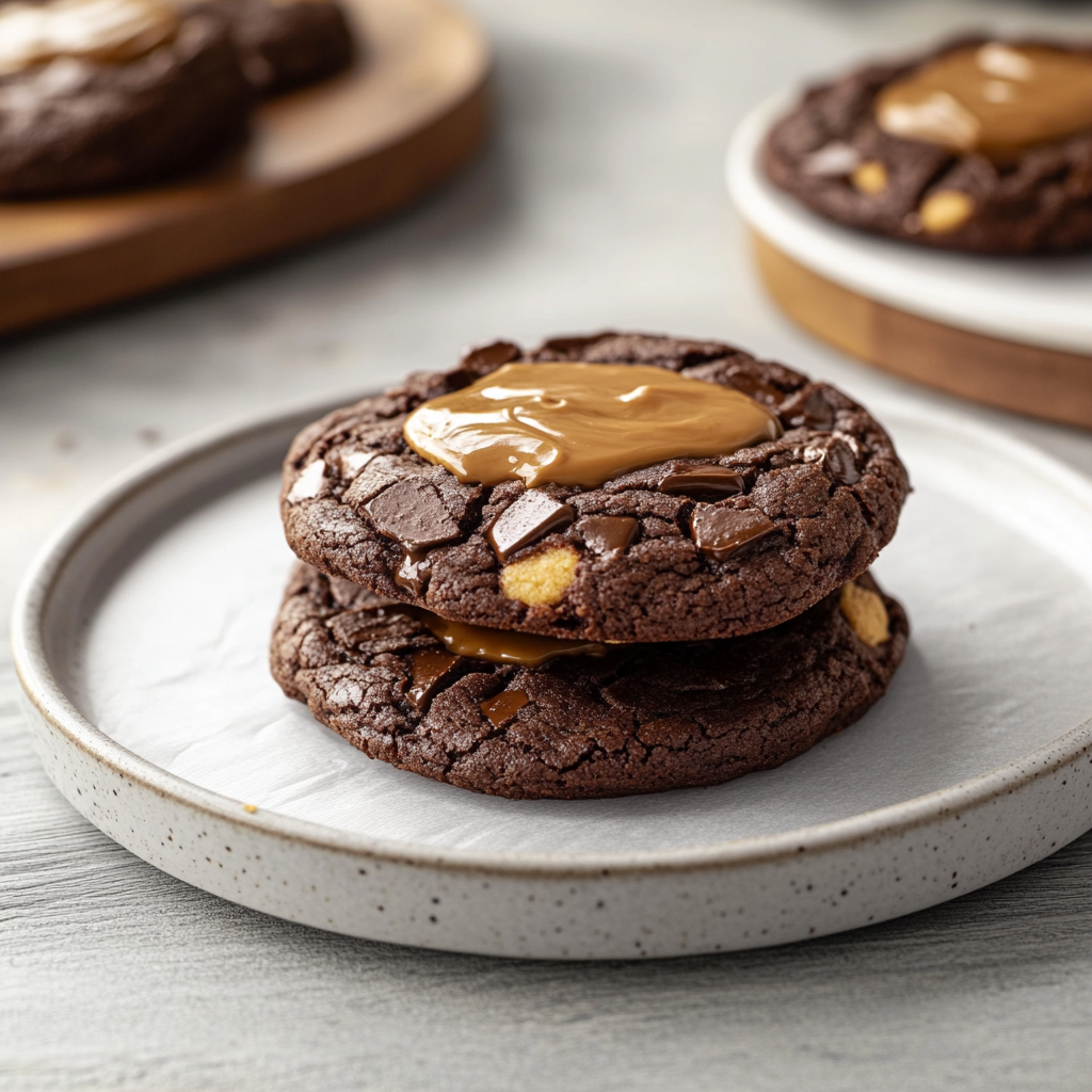 Buckeye Brownie Cookies