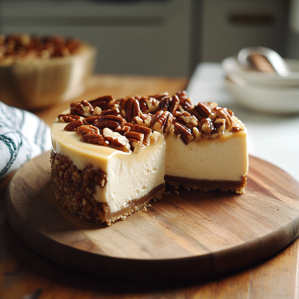 Maple Pecan Cheesecake