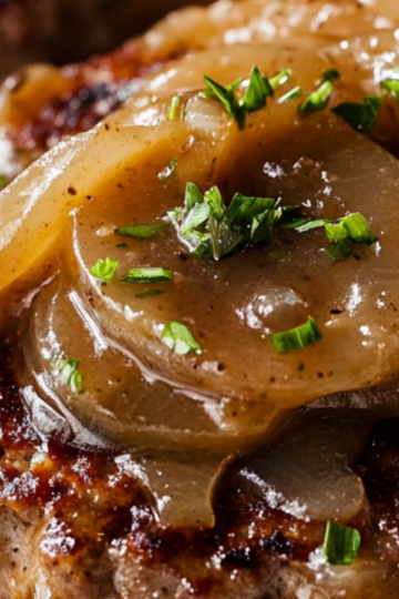 Hamburger Steaks with Onion Gravy