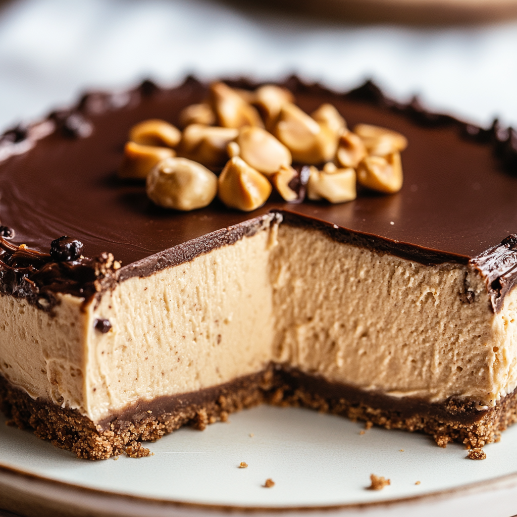 No-Bake Peanut Butter Cheesecake