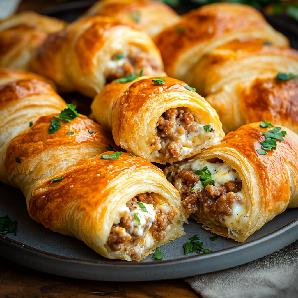 Sausage Cream Cheese Crescents