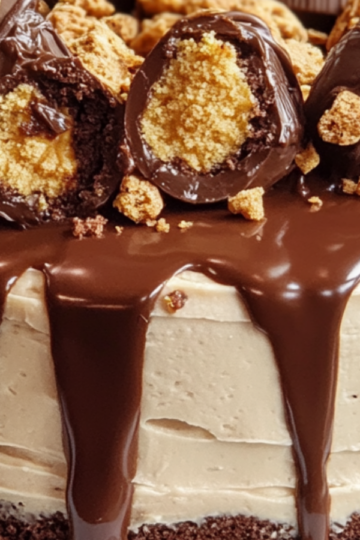 Reese's Peanut Butter Cup Roll Cake
