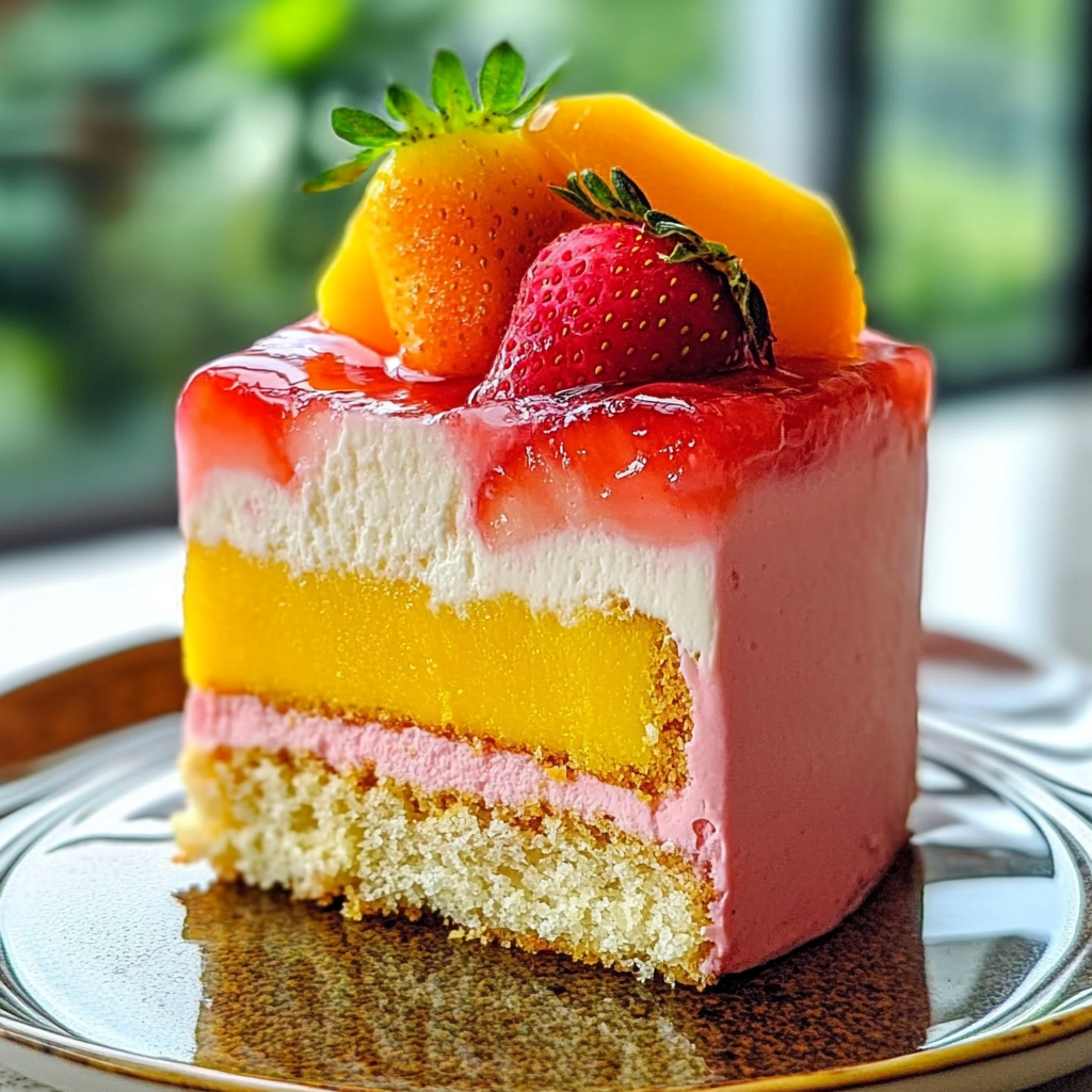 Strawberry Mango Cake
