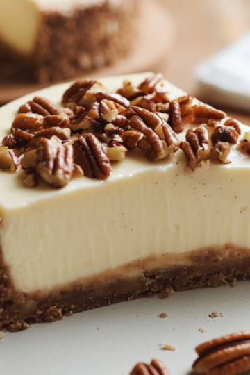 Maple Pecan Cheesecake