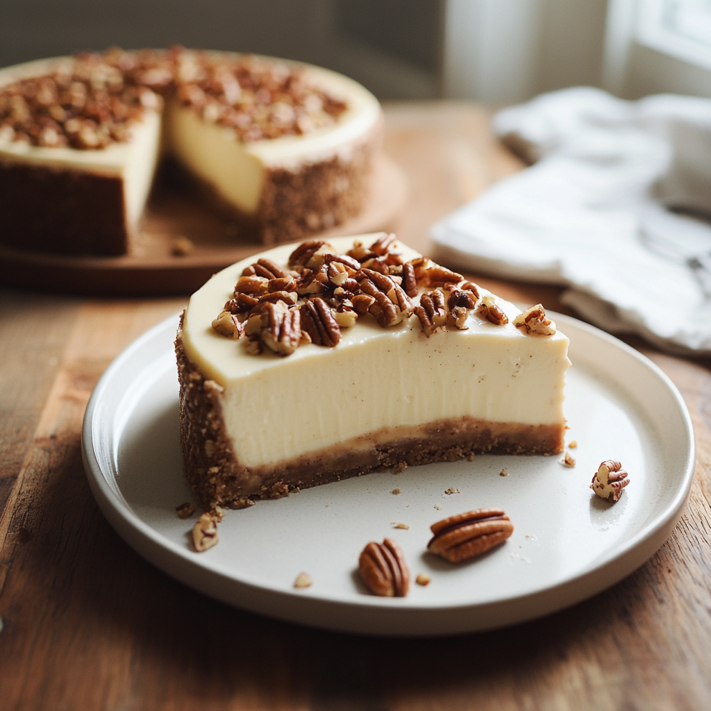 Maple Pecan Cheesecake