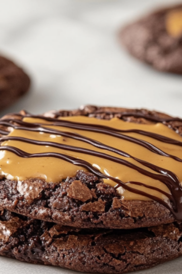Buckeye Brownie Cookies