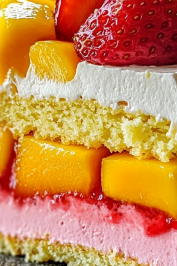 Strawberry Mango Cake