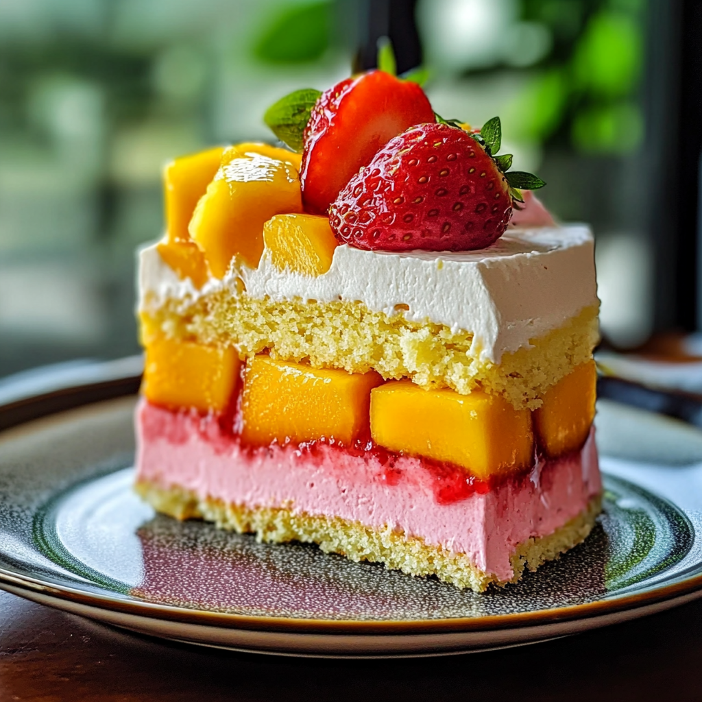 Strawberry Mango Cake