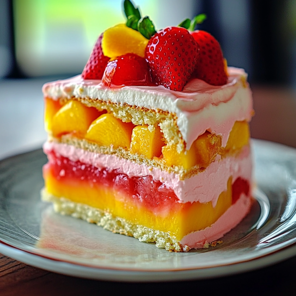 Strawberry Mango Cake