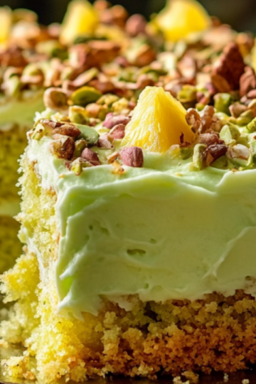 Pistachio Pineapple Cake