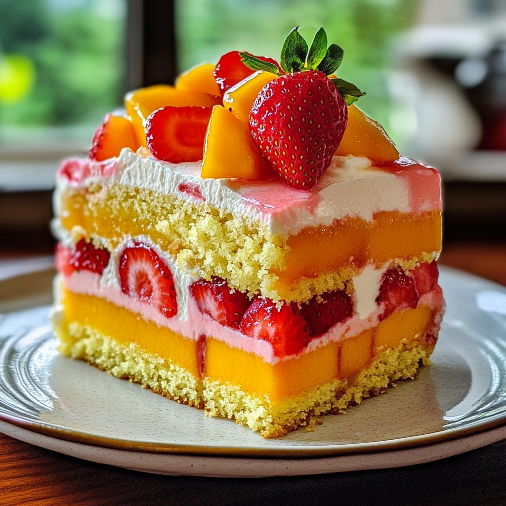 Strawberry Mango Cake