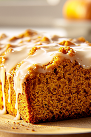 Pumpkin Bread with Maple Glaze