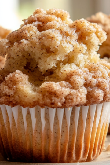 Apple Cinnamon Muffins with Crumb Topping