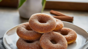 Cinnamon-Spiced Baked Apple Cider Donuts